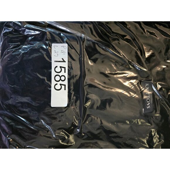 Black wool V-Neck Sweater Long Sleeve Pullover cottagecore whimsygoth - Picture 10 of 10